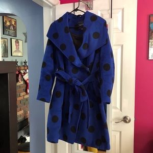ModCloth Blue Wool Coat LIKE NEW! Size 1X